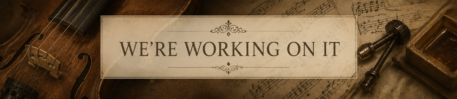 We're working on it placeholder for a future music history article.